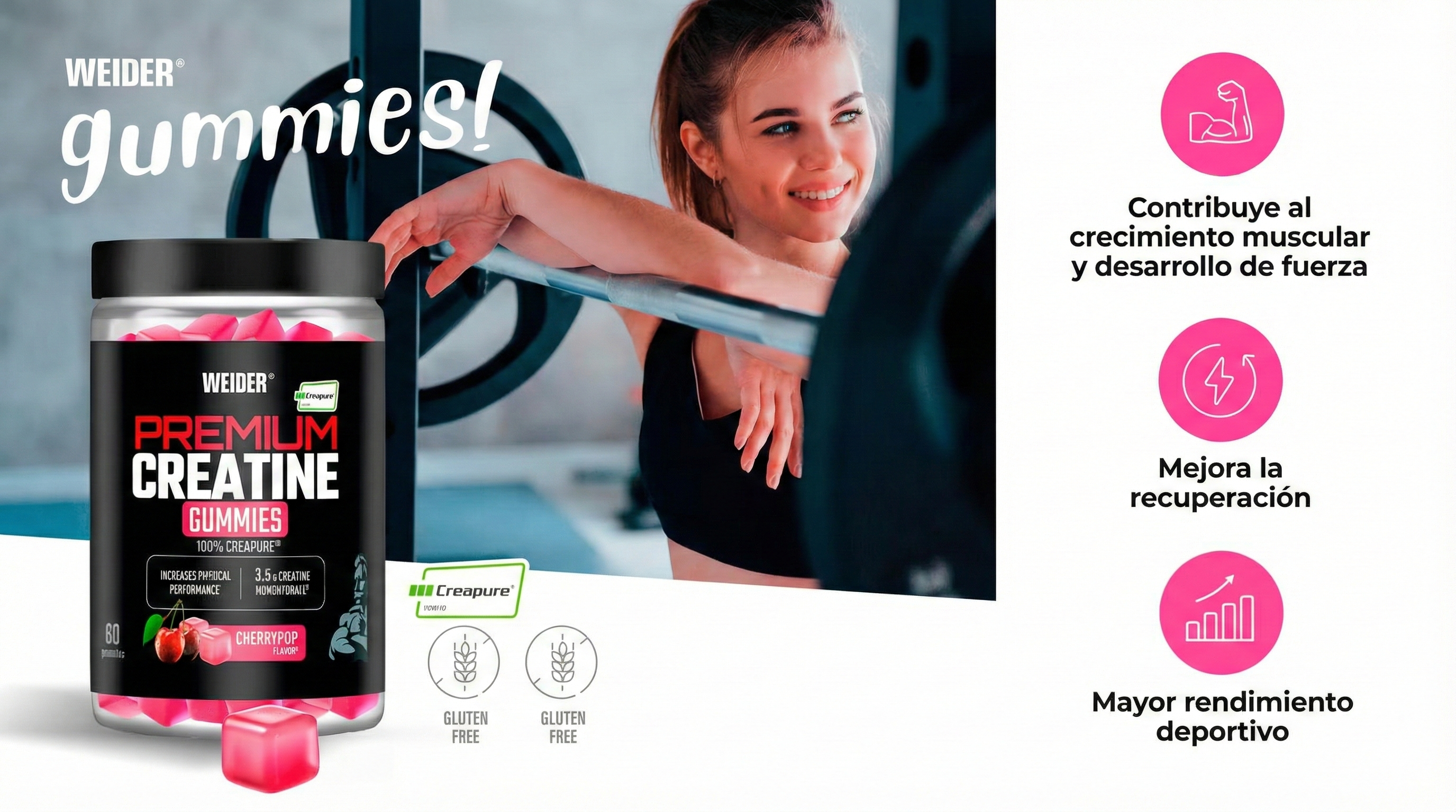 Gominolas de Creatina Creapure®